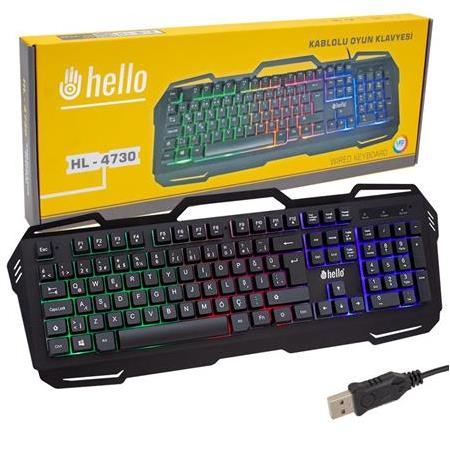Hello HL-4730 Kablolu Oyuncu Gaming Klavye